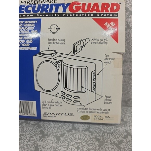 Farberware Security Guard Wireless Portable Home Security System Alarm - Picture 4 of 5